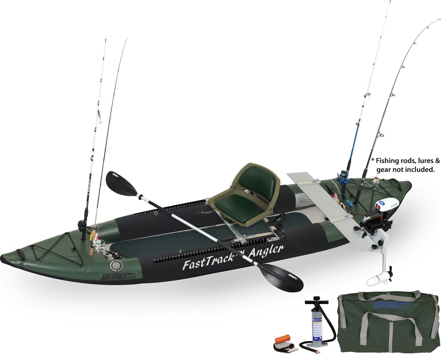 Sea Eagle 385fta Pro Motor Fishing Rig Package Angler Series Inflatable  Kayak 023634084420 on eBid United States