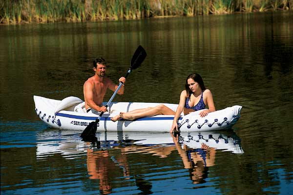 Sea Eagle 330 Inflatable Kayak with Deluxe Package