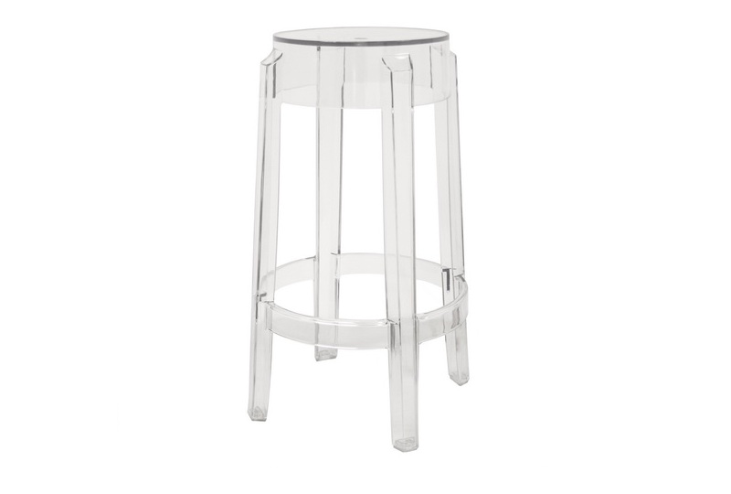 The silhouette inspired design of this counter stool is a sure 