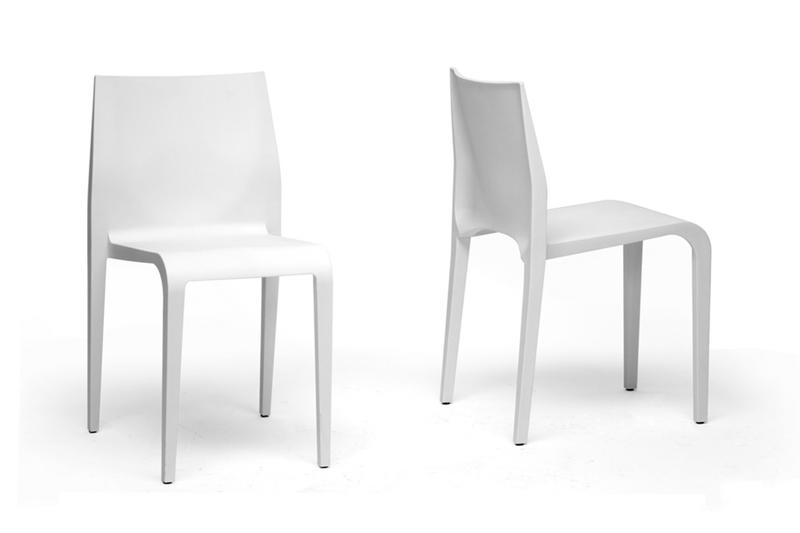 White Modern Dining Chairs